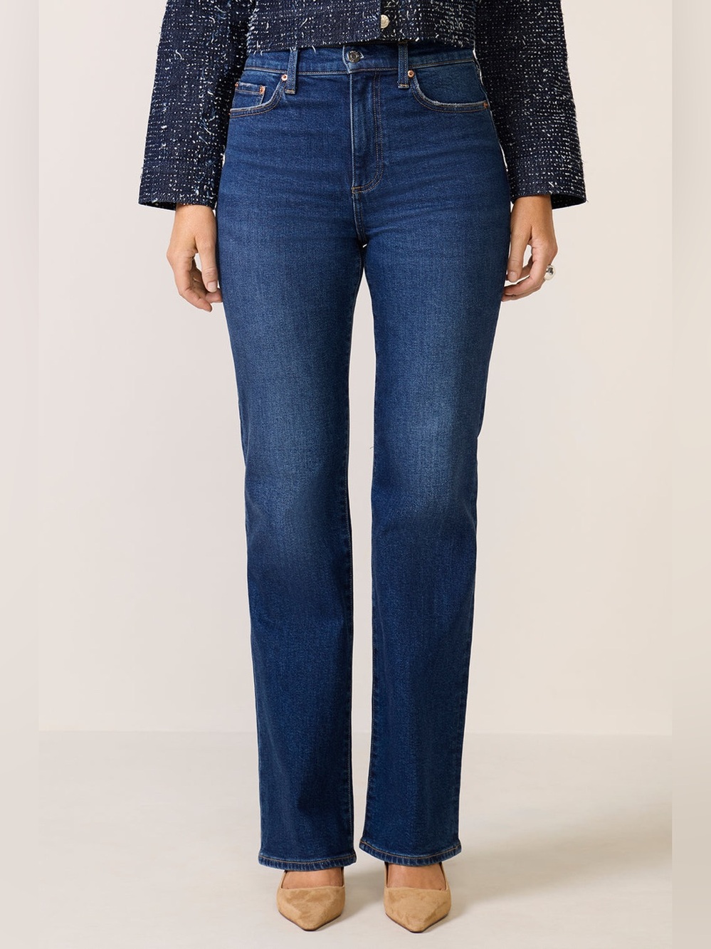 Pistola Evie High Rise Slim Bootcut Jean 24 00 Penthouse blue stretch high rise - Picture 5 of 15